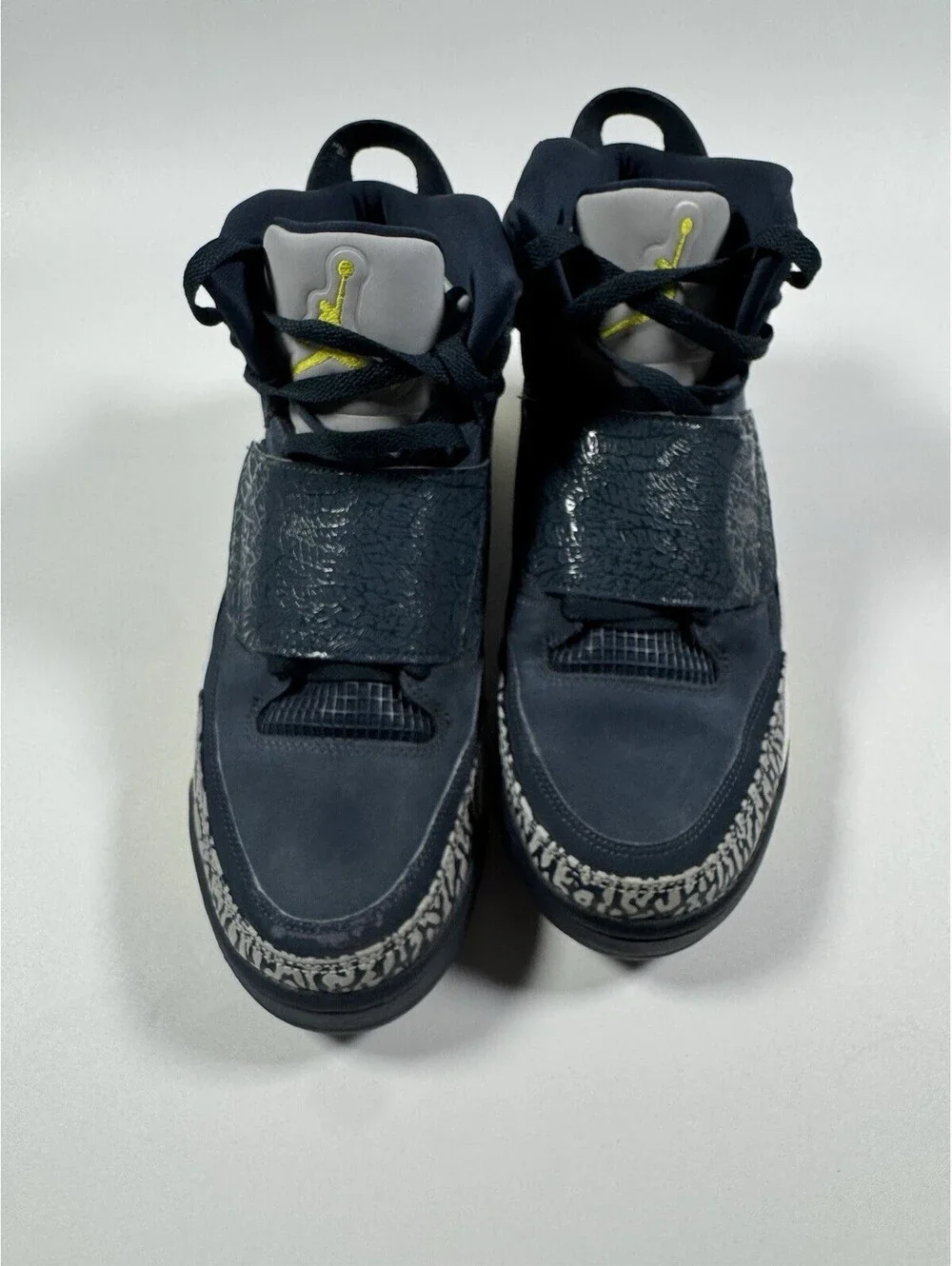 Nike Air Jordan Son of Mars 512245-405 Squadron Blue Volt Men’s Size 10 Shoes